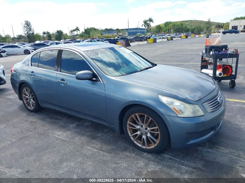 JNKBV61E08M209040 | 2008 INFINITI G35