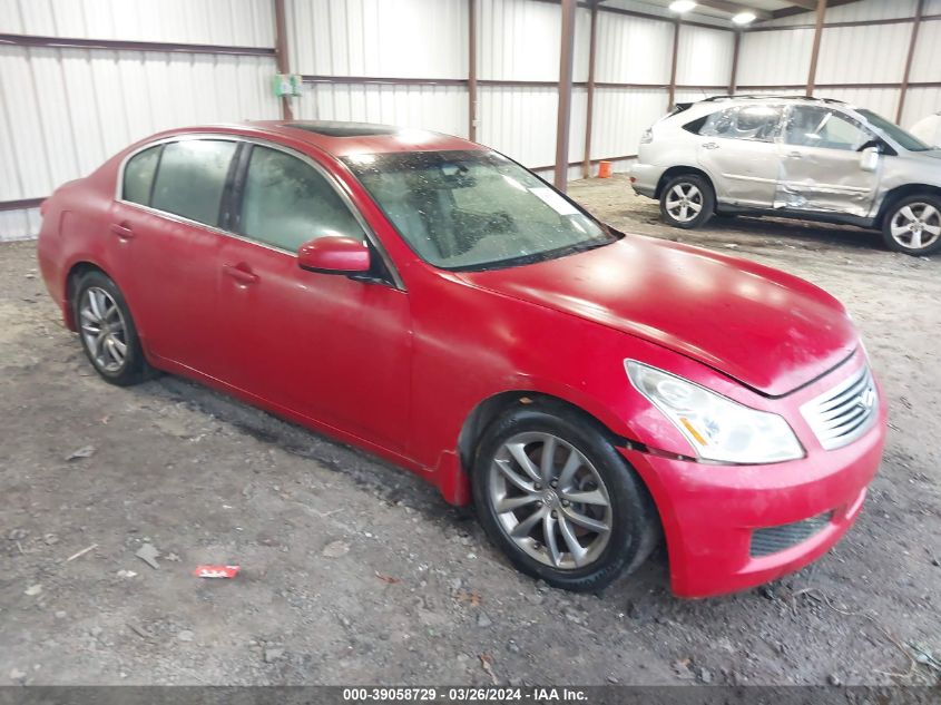 JNKBV61E27M721364 | 2007 INFINITI G35