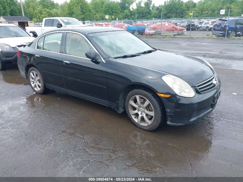 JNKCV51F16M610780 | 2006 INFINITI G35X