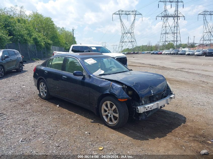 JNKCV51F36M602227 | 2006 INFINITI G35X