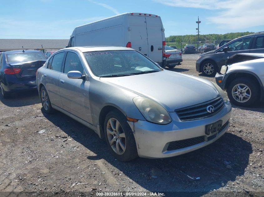 JNKCV51F45M314229 | 2005 INFINITI G35X