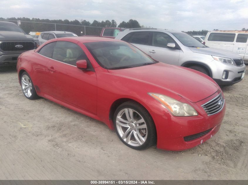 JNKCV66E89M723278 | 2009 INFINITI G37