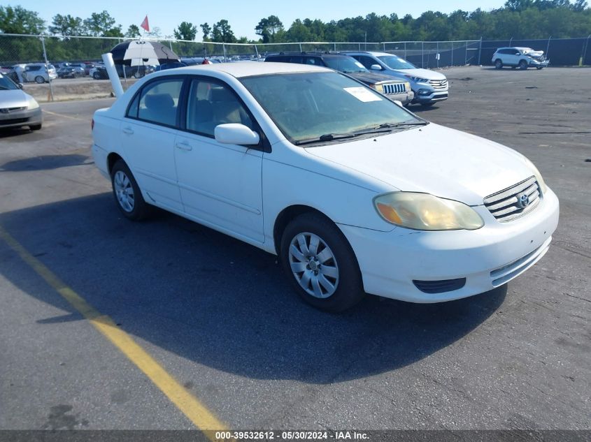 JTDBR32E430019356 | 2003 TOYOTA COROLLA