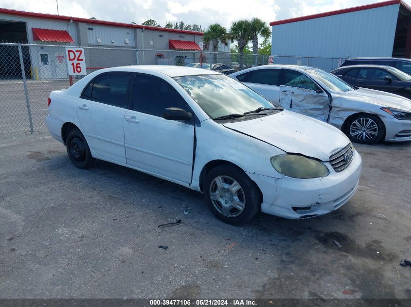 JTDBR32E530047991 | 2003 TOYOTA COROLLA