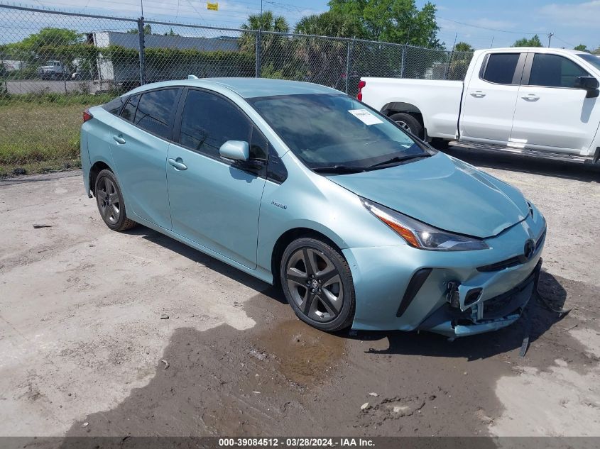 JTDKARFU5K3075654 | 2019 TOYOTA PRIUS