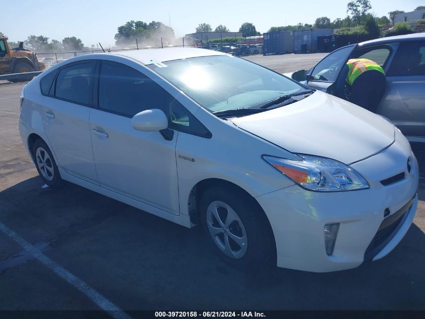 JTDKN3DUXD1617835 | 2013 TOYOTA PRIUS