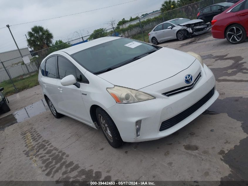 JTDZN3EU2C3071290 | 2012 TOYOTA PRIUS V