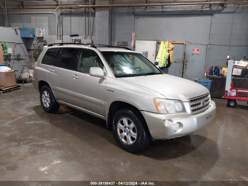 JTEHF21A020092049 | 2002 TOYOTA HIGHLANDER