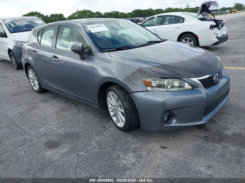 JTHKD5BH1C2082065 | 2012 LEXUS CT 200H