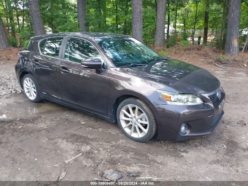 JTHKD5BH6C2083499 | 2012 LEXUS CT 200H