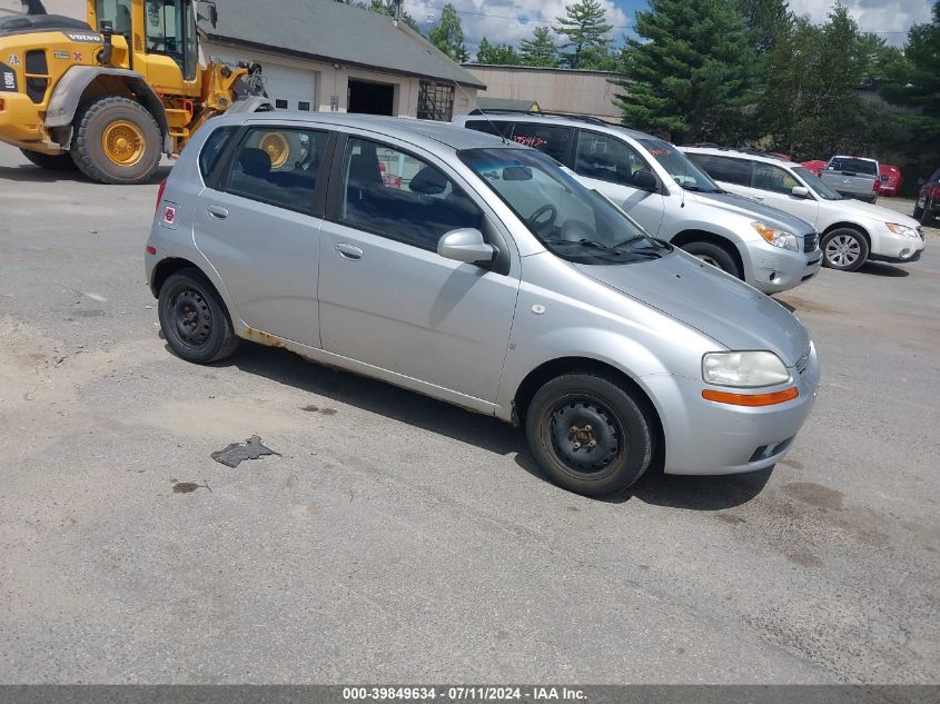 KL1TD66618B207049 | 2008 CHEVROLET AVEO 5