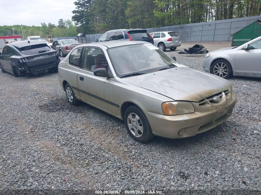 KMHCF35G3YU012422 | 2000 HYUNDAI ACCENT