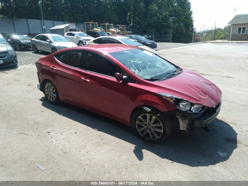 KMHDH4AE4GU544687 | 2016 HYUNDAI ELANTRA