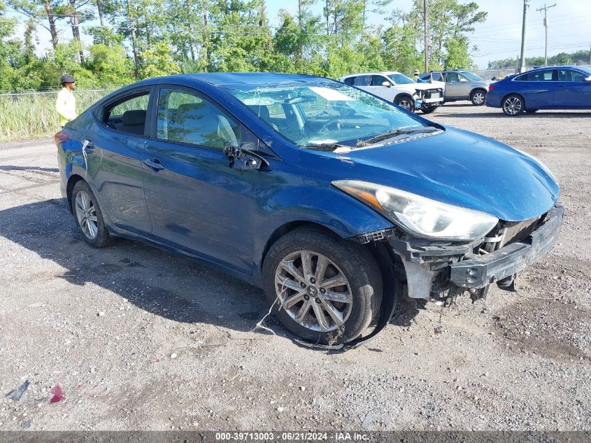 KMHDH4AE8GU618239 | 2016 HYUNDAI ELANTRA