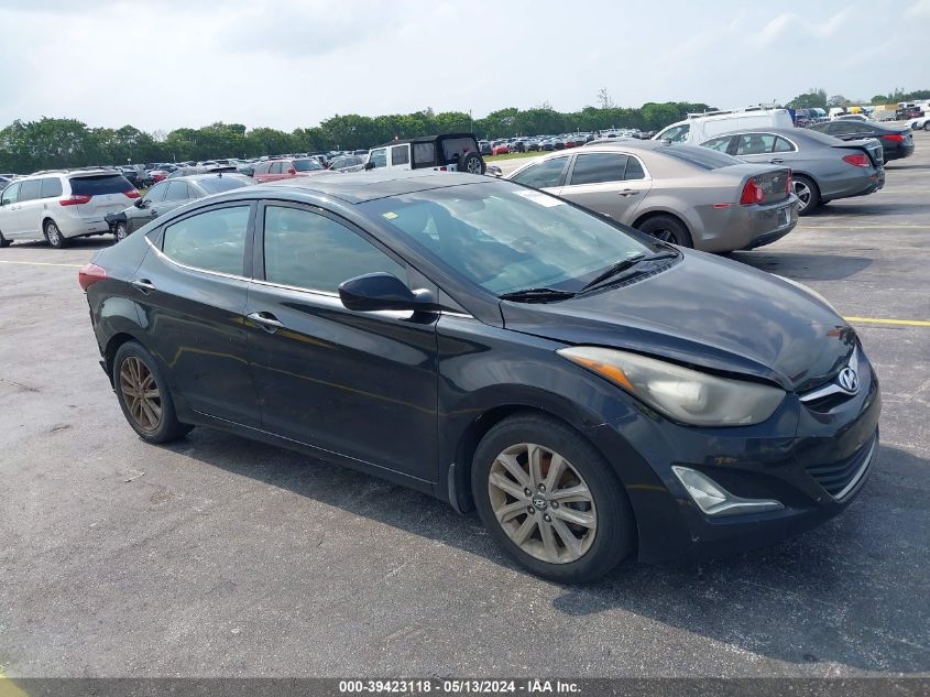 KMHDH4AEXFU298744 | 2015 HYUNDAI ELANTRA