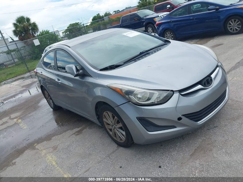 KMHDH4AEXFU414556 | 2015 HYUNDAI ELANTRA