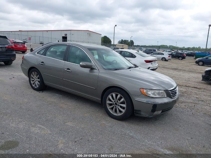 KMHFC46F49A373761 | 2009 HYUNDAI AZERA