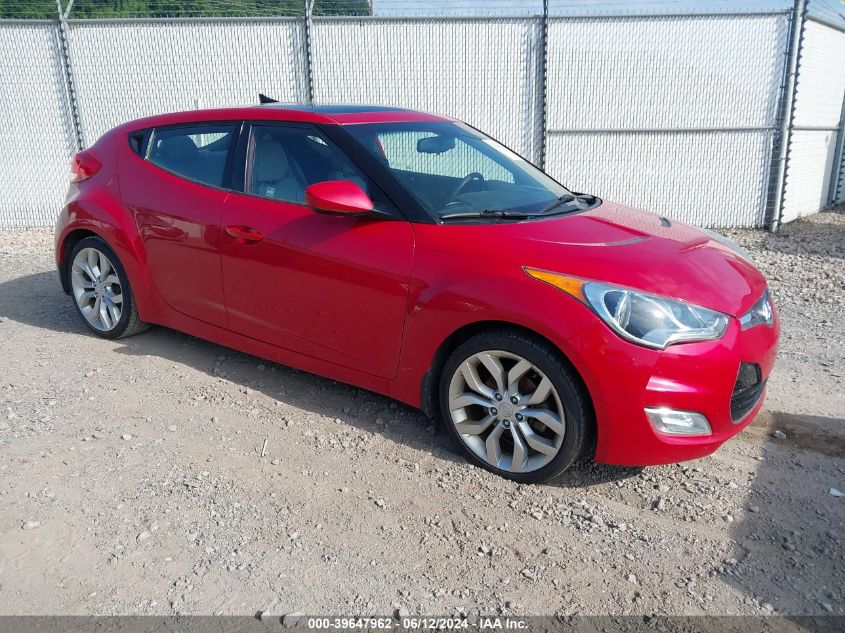 KMHTC6AD0DU118455 | 2013 HYUNDAI VELOSTER