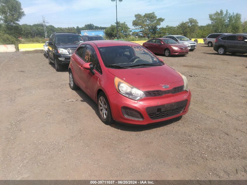 KNADM5A38D6126649 | 2013 KIA RIO