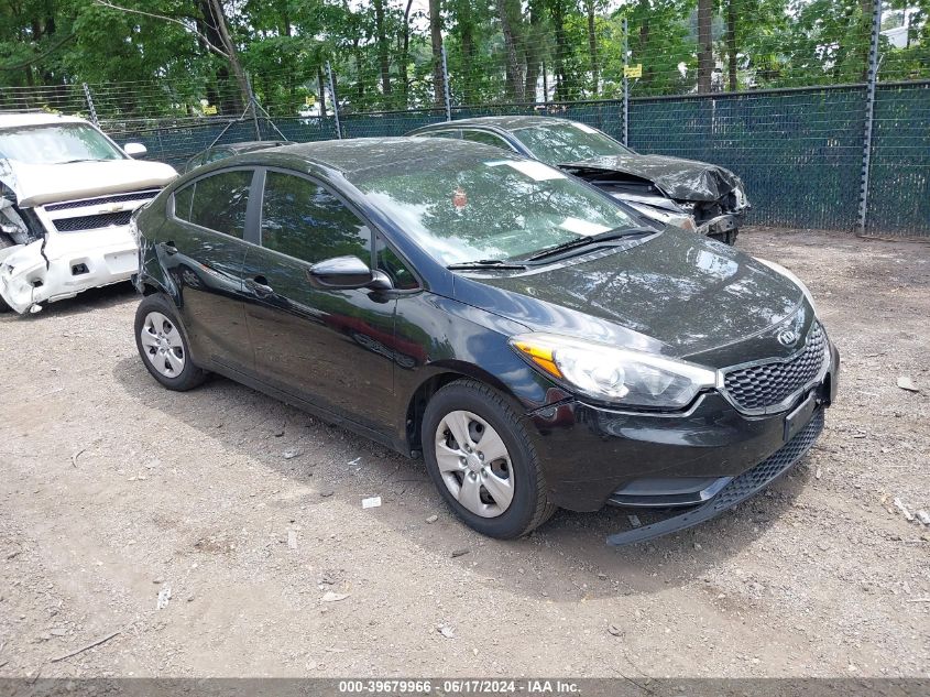 KNAFK4A61G5614404 | 2016 KIA FORTE