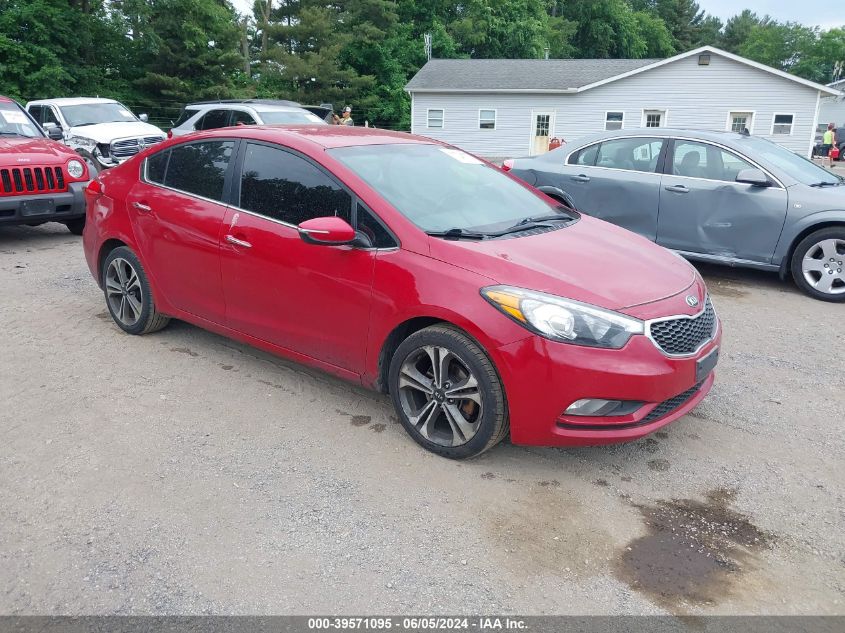 KNAFX4A85G5480080 | 2016 KIA FORTE