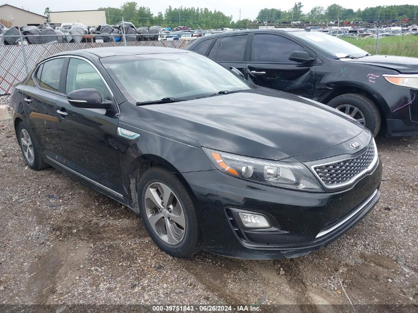 KNAGM4AD0E5062520 | 2014 KIA OPTIMA HYBRID