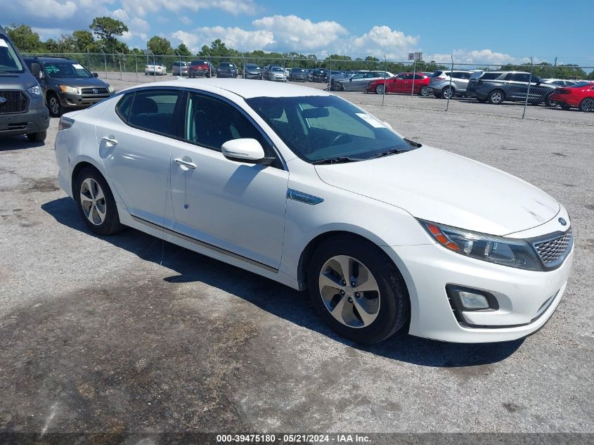 KNAGM4AD2E5072093 | 2014 KIA OPTIMA HYBRID