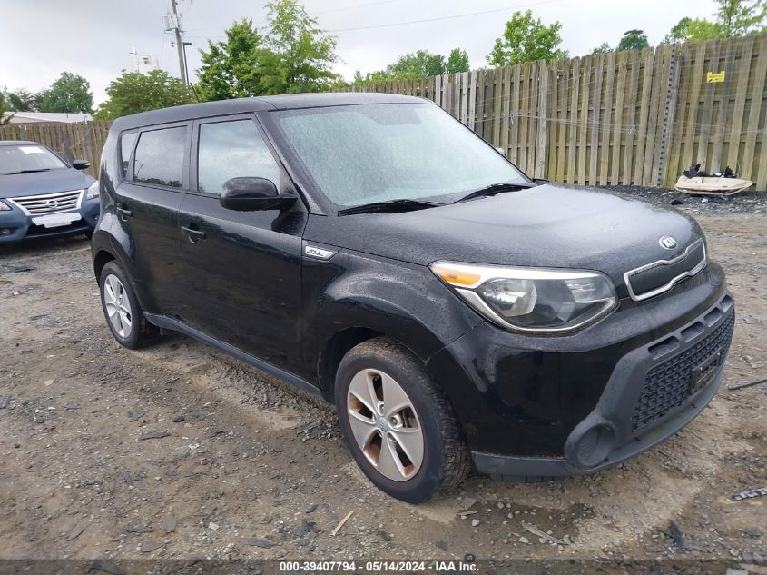 KNDJN2A24F7232523 | 2015 KIA SOUL