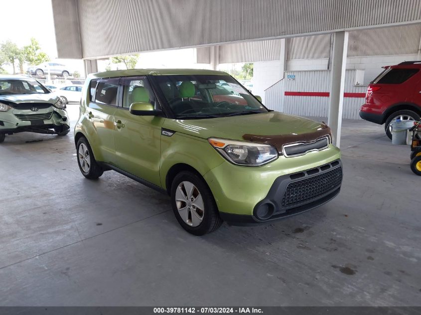 KNDJN2A26F7748821 | 2015 KIA SOUL