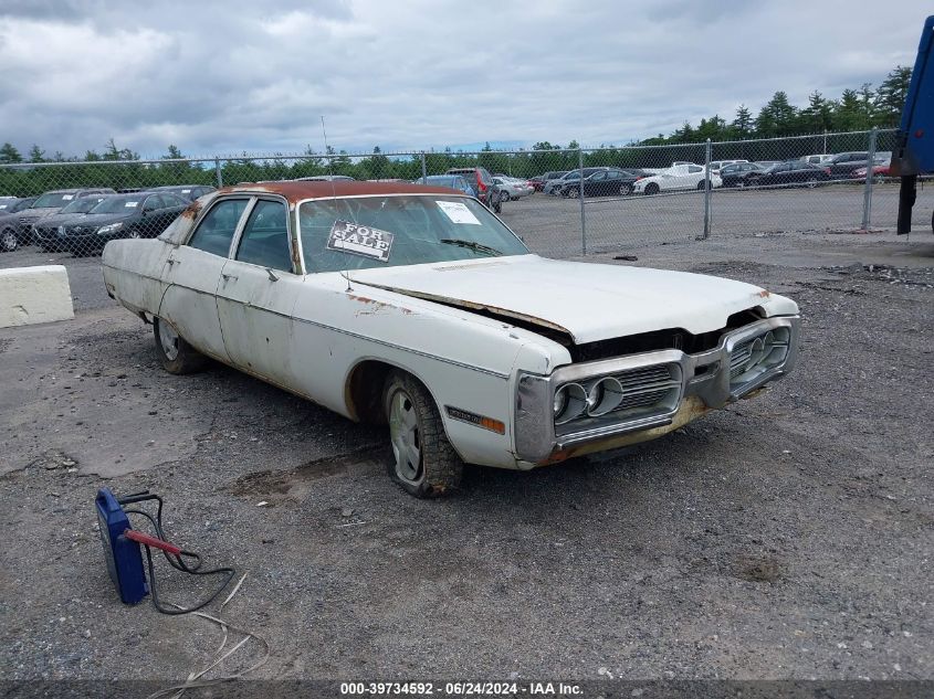 PH41G2D202314     | 1972 PLYMOUTH FURY