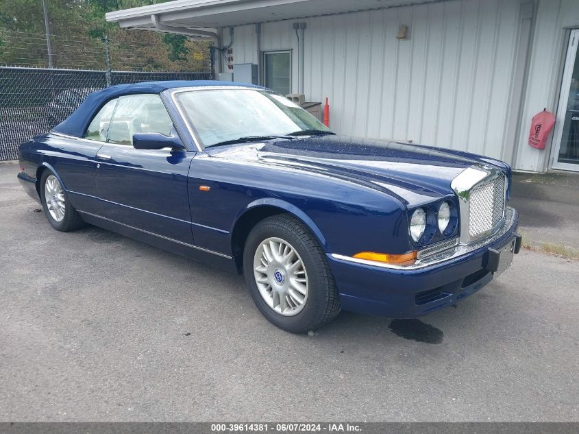 SCBZK14C4WCX61619 | 1998 BENTLEY AZURE