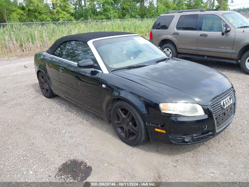 WAUAF48H47K029789 | 2007 AUDI A4