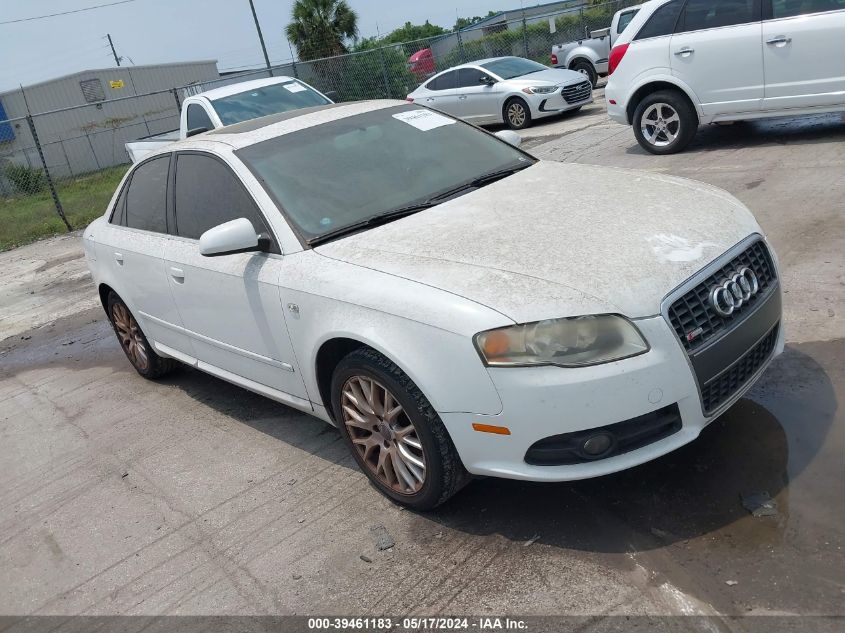 WAUAF78E28A156099 | 2008 AUDI A4