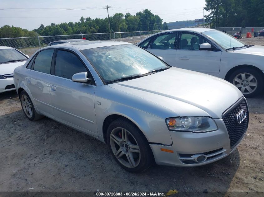 WAUAF78E57A236222 | 2007 AUDI A4