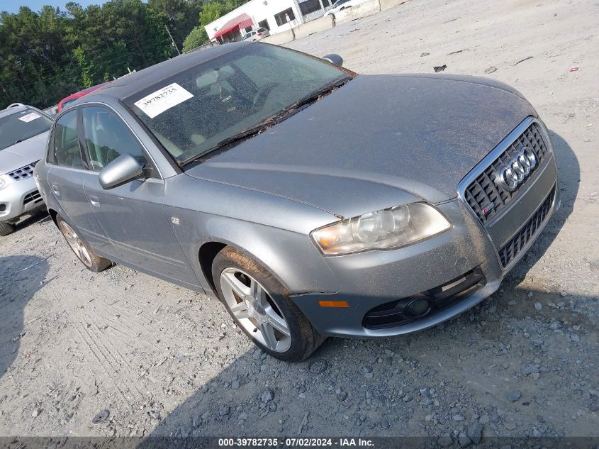 WAUAF78E98A054802 | 2008 AUDI A4