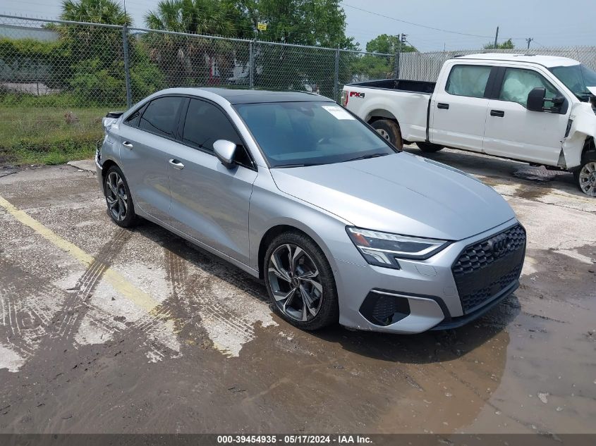 WAUAUDGY9PA085711 | 2023 AUDI A3