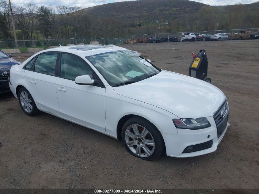 WAUBFAFL0AN007627 | 2010 AUDI A4