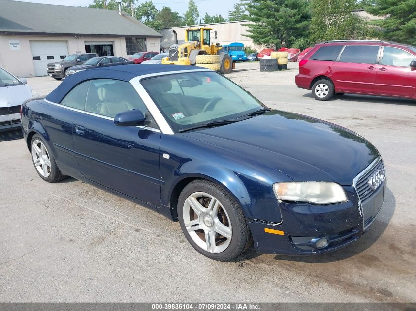 WAUDF48H37K017579 | 2007 AUDI A4