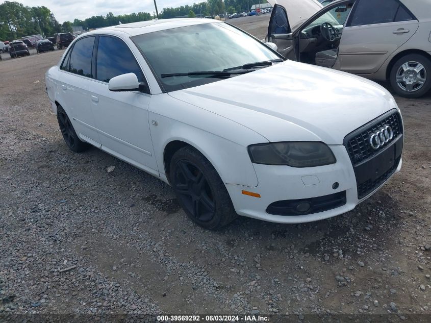 WAUDF78E28A075813 | 2008 AUDI A4