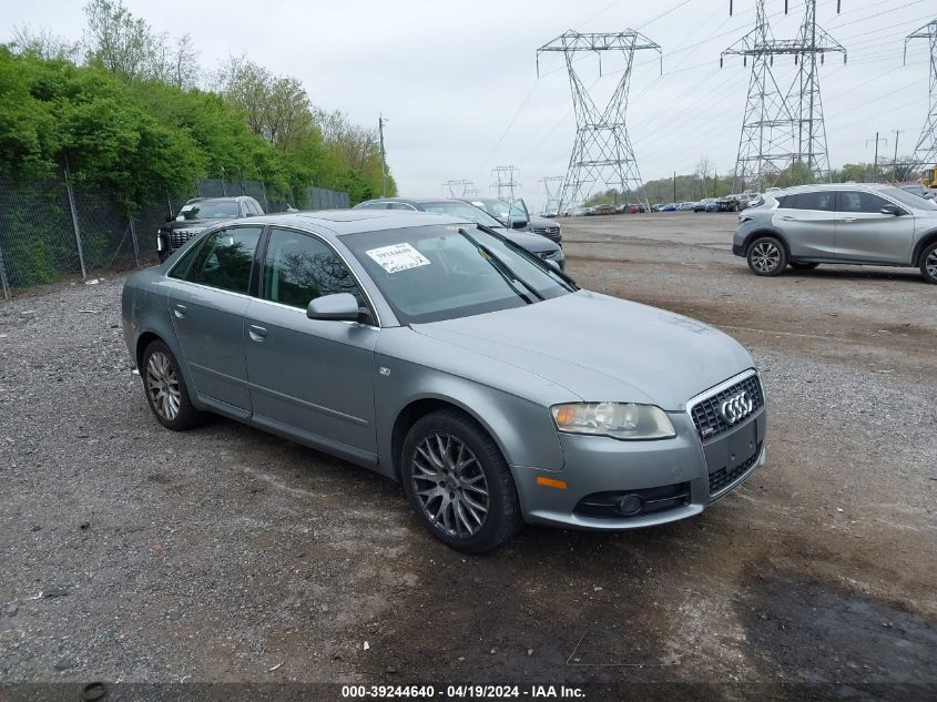 WAUDF78E68A156216 | 2008 AUDI A4