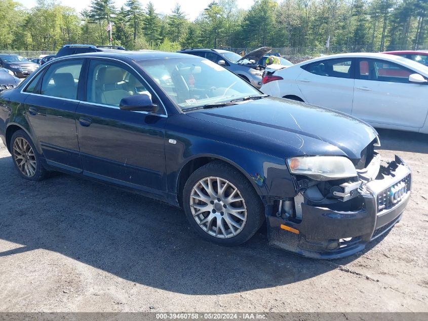 WAUDF78E98A162804 | 2008 AUDI A4