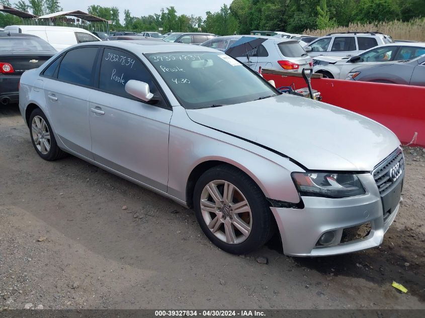 WAUDFAFLXAN006493 | 2010 AUDI A4