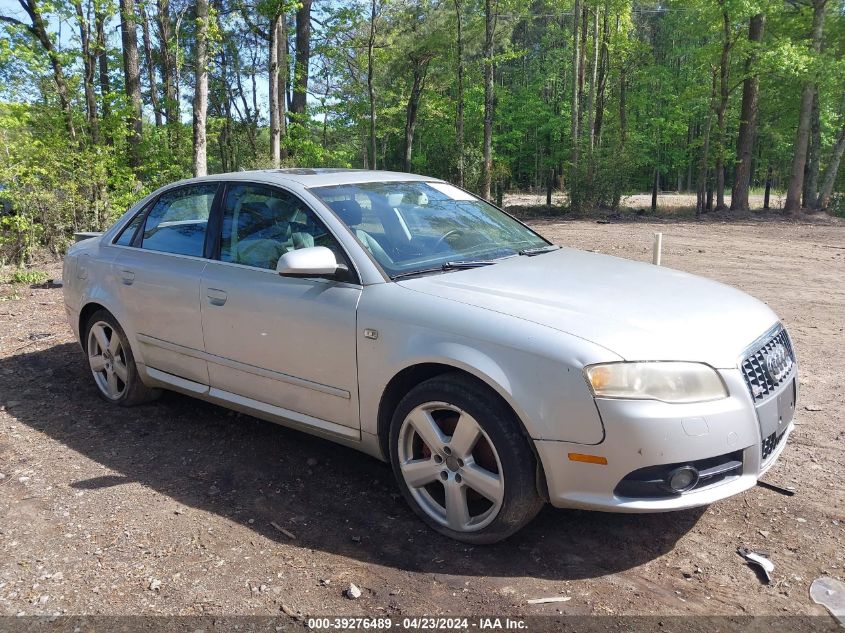 WAUDH78E18A097635 | 2008 AUDI A4