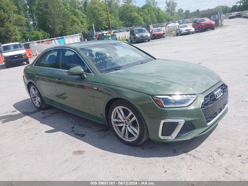 WAUEAAF45PN015395 | 2023 AUDI A4