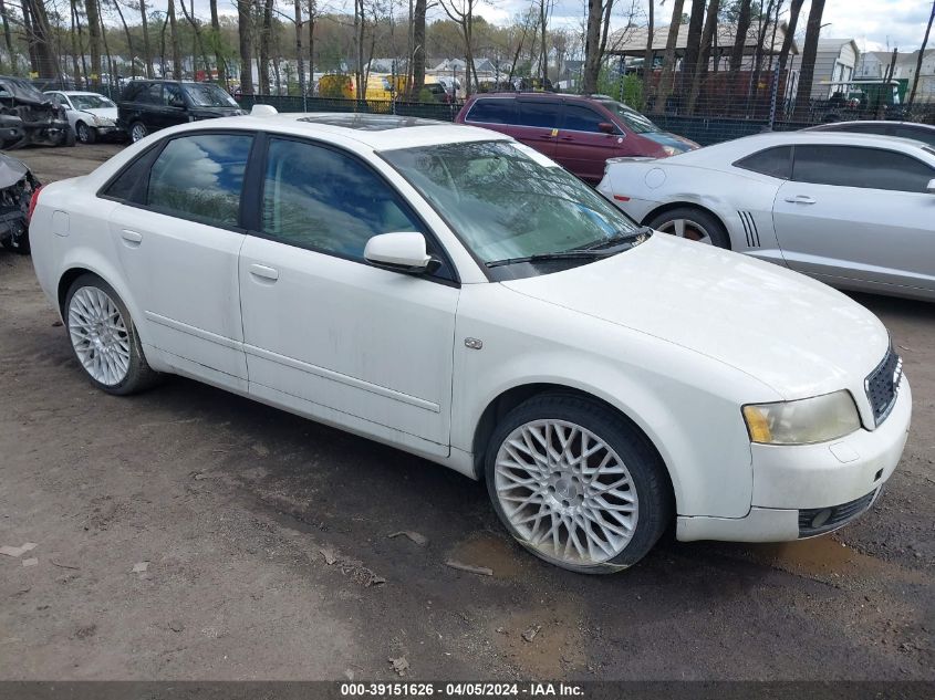 WAULC68E04A225295 | 2004 AUDI A4