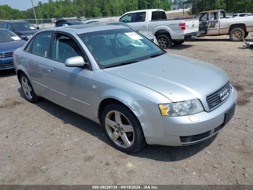 WAULC68E74A163393 | 2004 AUDI A4