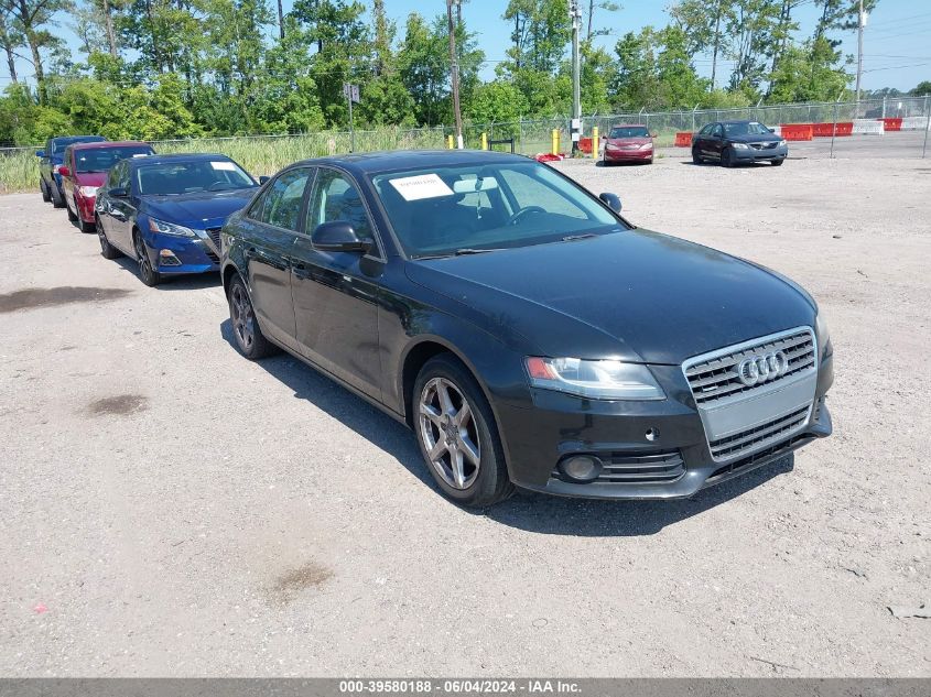 WAULF78K59A138583 | 2009 AUDI A4