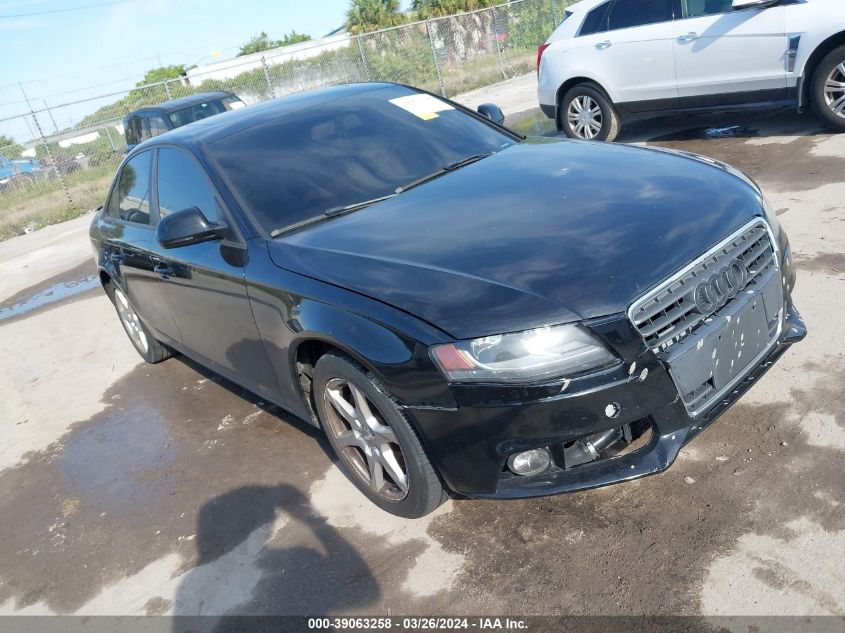 WAULF78KX9N014124 | 2009 AUDI A4