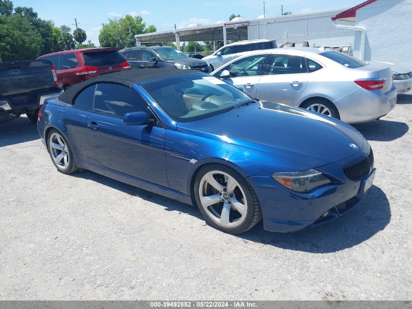 WBAEK73485B261053 | 2005 BMW 645CI