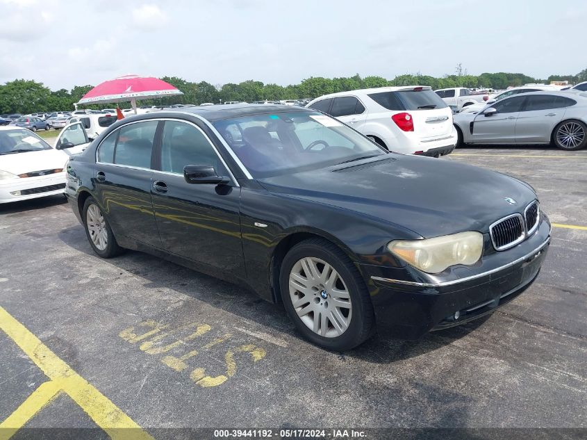 WBAGN63403DR14681 | 2003 BMW 745LI